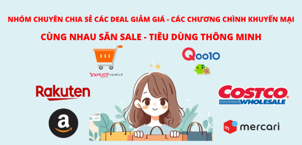 Săn Sale & Chia sẻ khuyến mại trên Rakuten/Amazon/Yahoo tại Nhật Bản